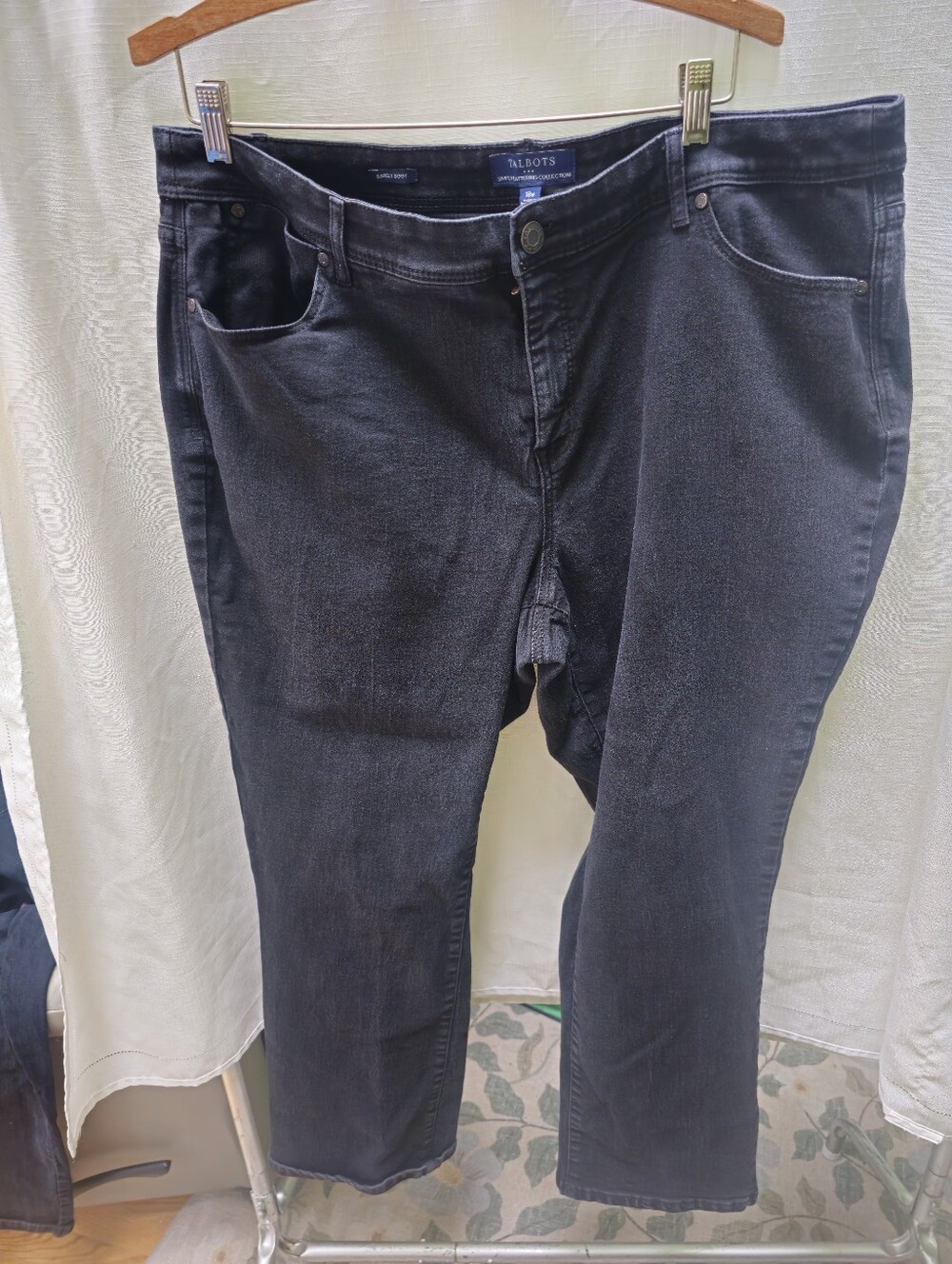 Talbots Black Barely Boot Jeans Women's size 18W